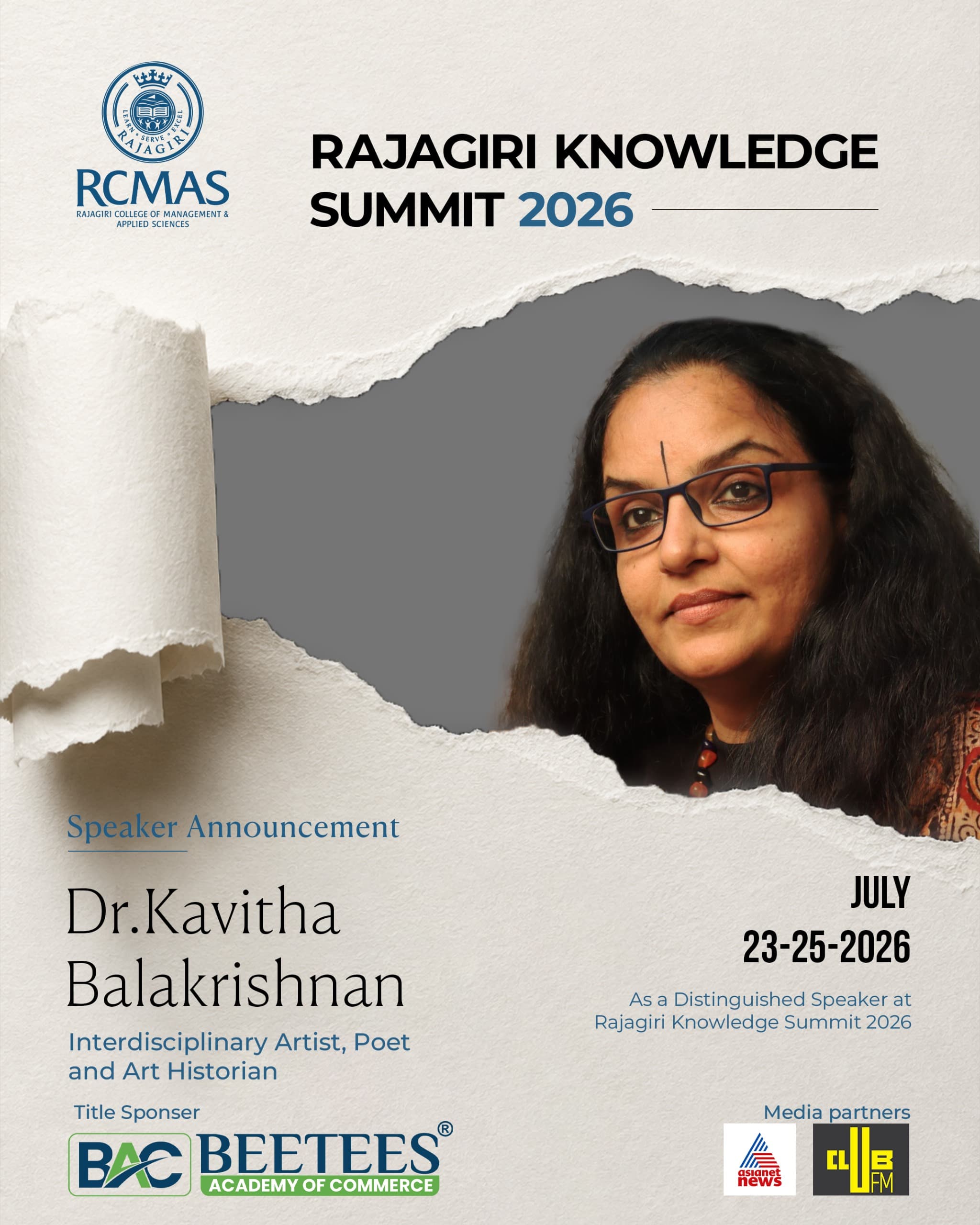 Dr. Kavitha Balakrishnan