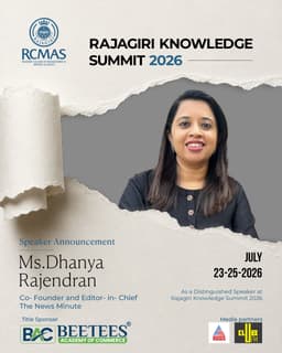 Ms. Dhanya Rajendran